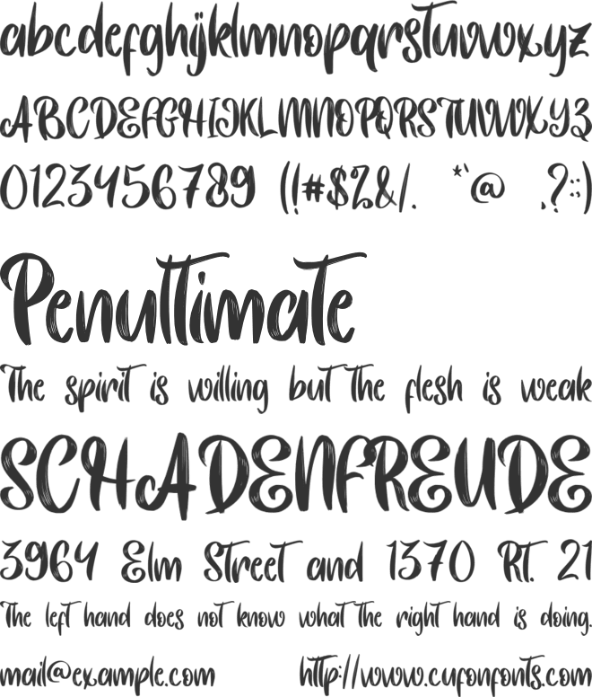 Hotiey Personal Use font preview