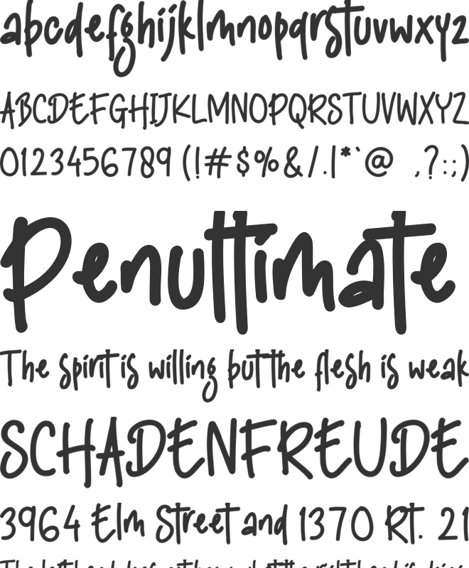 Still With Ghost font preview