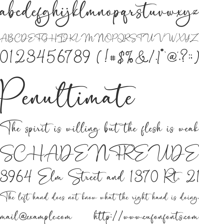 Sometingelse font preview