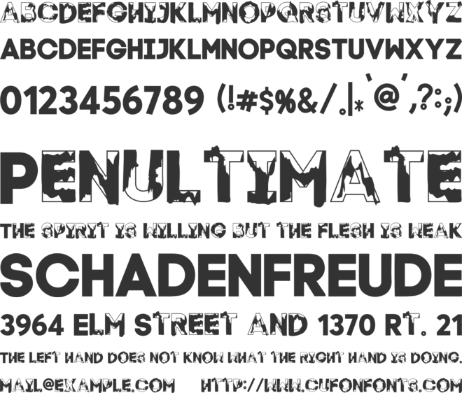 NewFutur2024 font preview