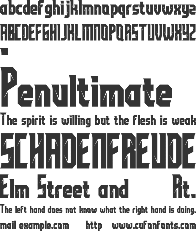 Revoma font preview