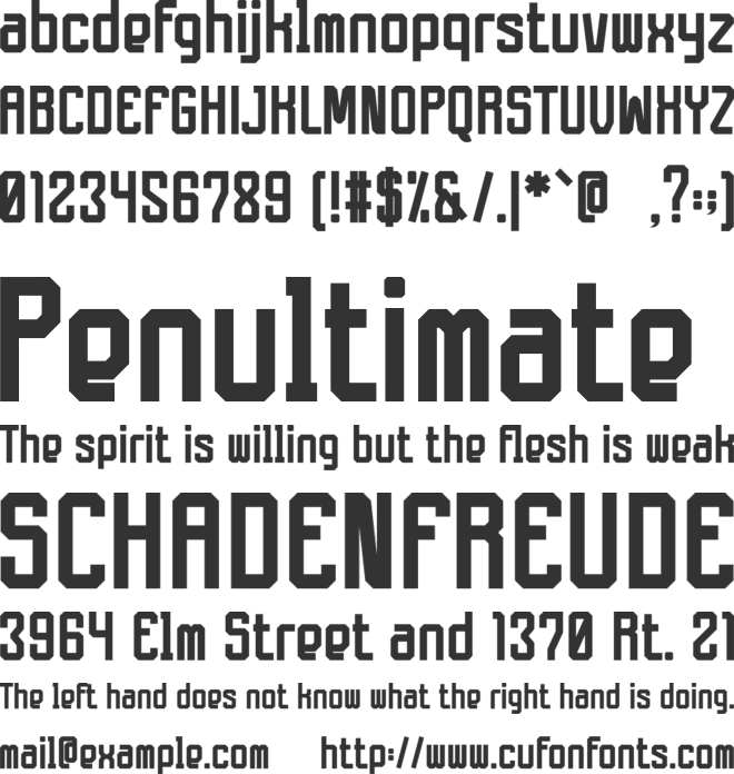 Vintage Camping font preview