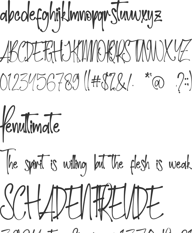 Soul Time - Personal Use font preview