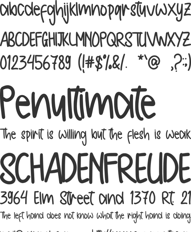 Chic Chicken - Personal Use font preview