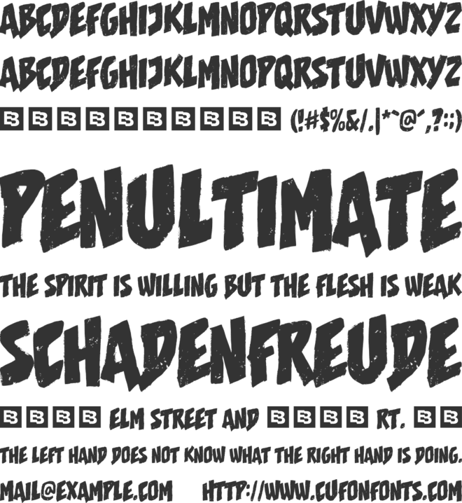 Half Awake Trial font preview