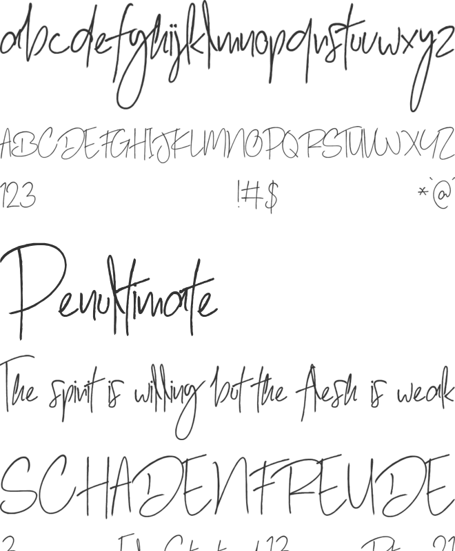 Rustic Harvest - Personal Use font preview