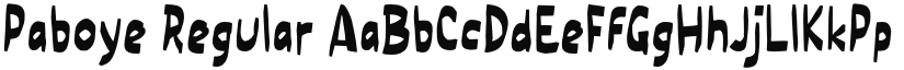 Paboye font download