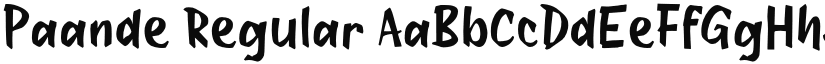 Paande font download