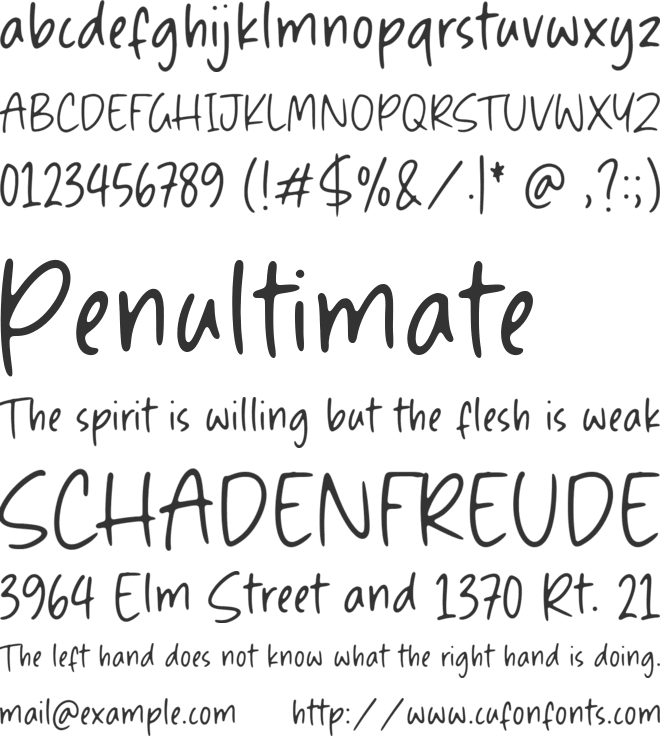 Brooklyn Destiny font preview