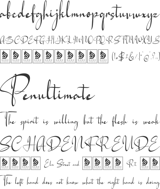 Artajliya font preview