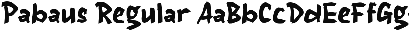 Pabaus font download