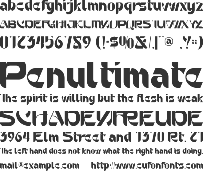 Ramadan Blessing - Personal use font preview