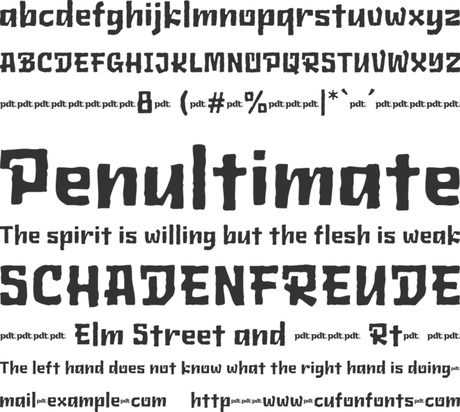 QROG WIN personal font preview