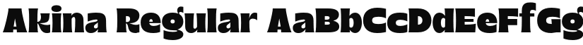 Akina font download