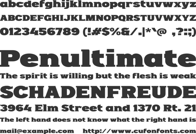 Paaterno font preview