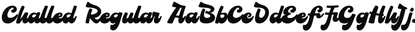 Challed font download