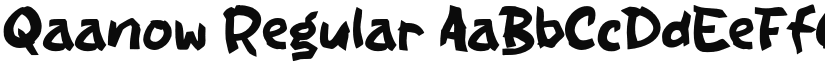 Qaanow font download