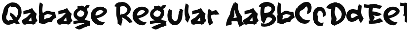 Qabage font download