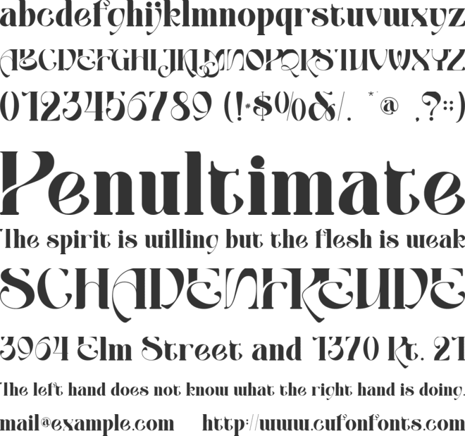 Aestera - Personal use font preview