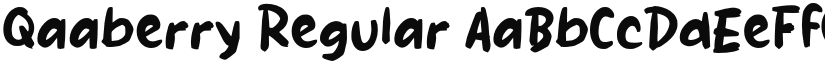 Qaaberry font download