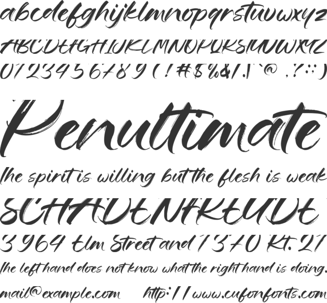 Eagle Horizon-Personal use font preview