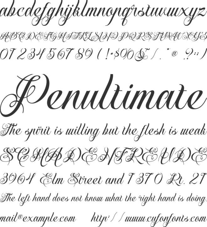 Mistletoe Magic-Personal use font preview