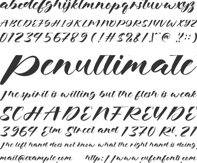 Vintage Brother -  Personal use font preview