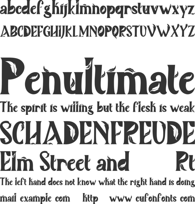 Javanesia Stylish font preview