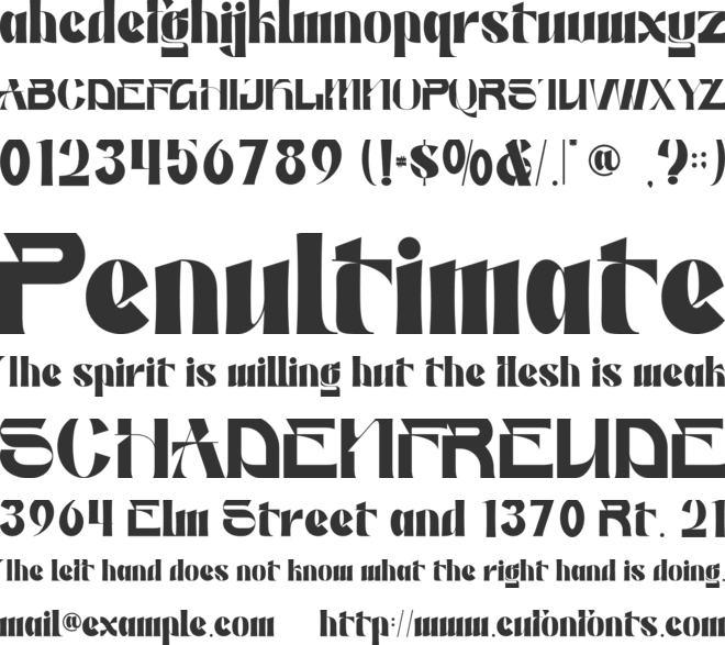 Fufufafa-Personal use font preview