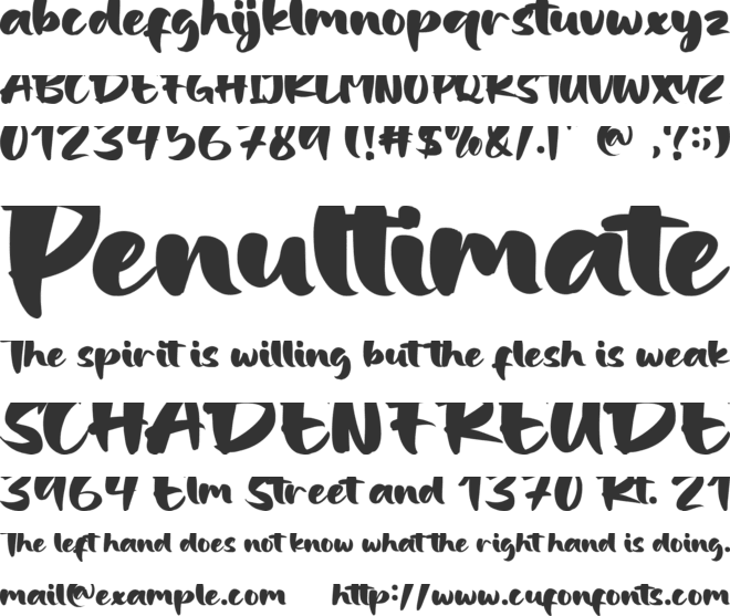 Jolly Jingle-Personal use font preview