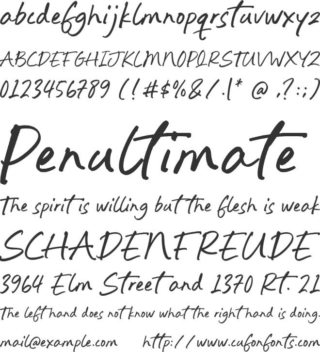 Ibrahima Vilantte font preview