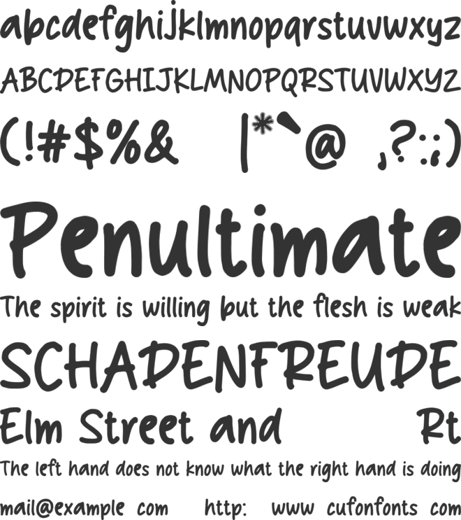 Wind Summer font preview