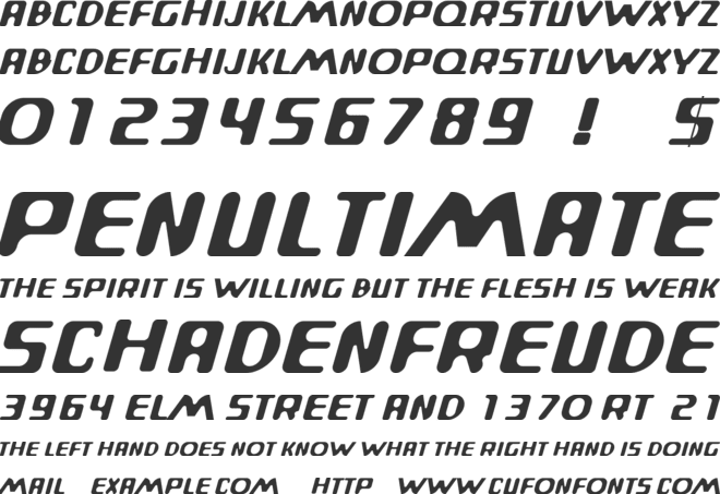 Warriot Round font preview