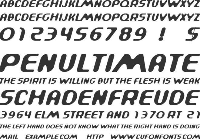 Warriot Circle font preview