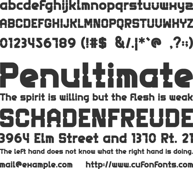 Vintage Pumpkin font preview