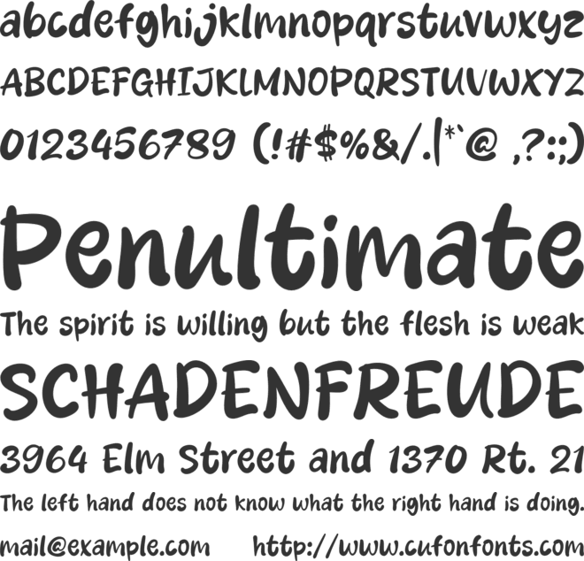 Apayah Loe font preview