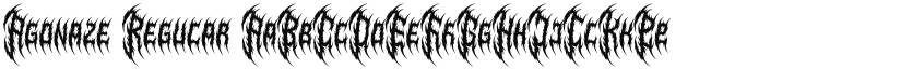 Agonaze font download