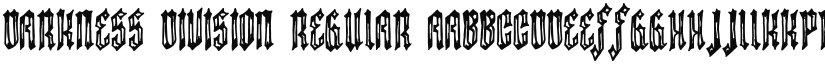 Darkness Division font download