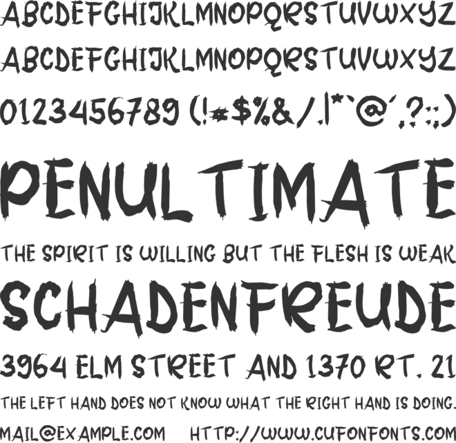 Night Beats font preview