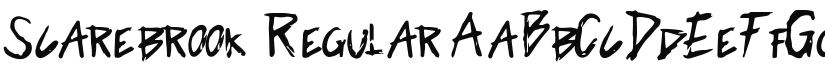 Scarebrook font download