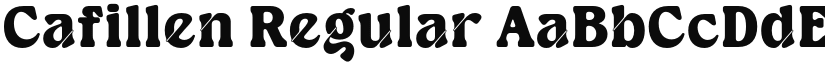 Cafillen font download