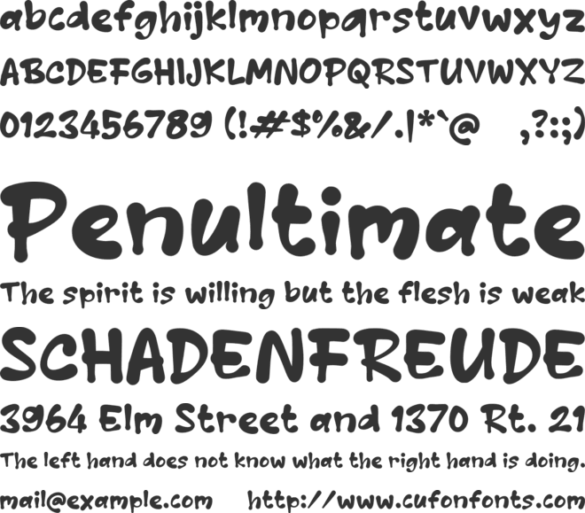 Qafleya font preview