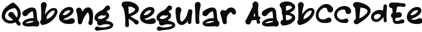 Qabeng font download