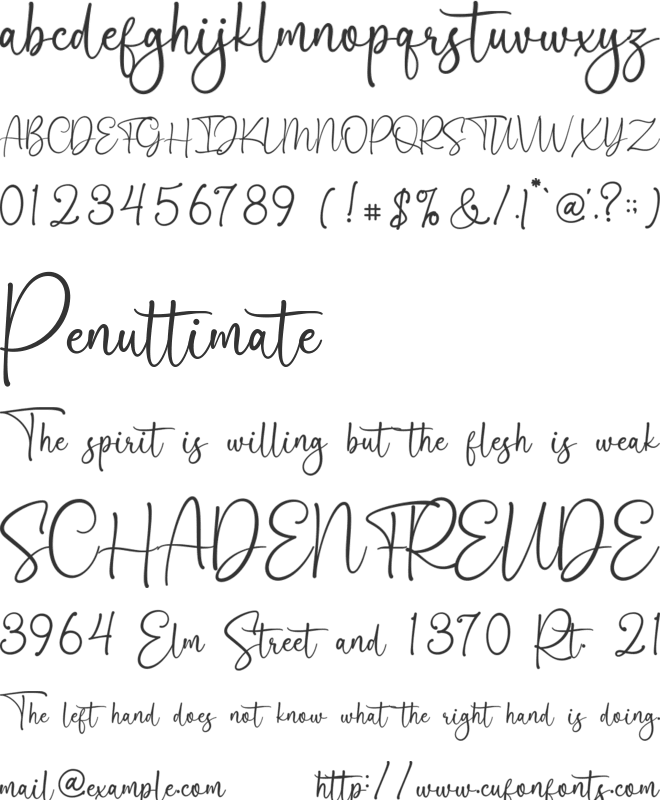 Fonstomacs font preview