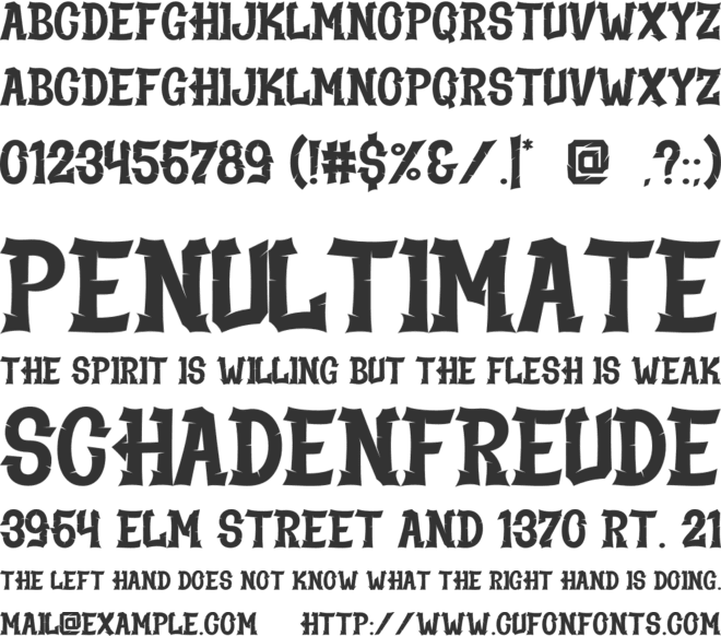 Street Graffiti font preview