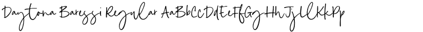 Daytona Baressi font download