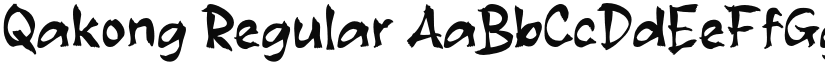 Qakong font download