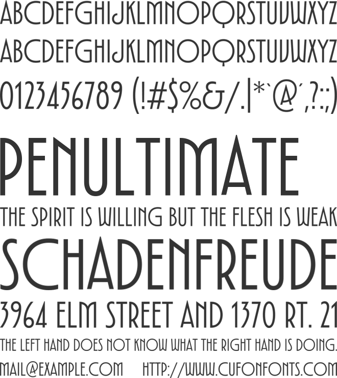 TT Modernoir Trial font preview