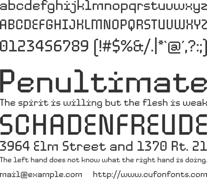 TT Paplane Trial font preview