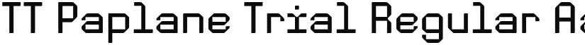 TT Paplane Trial font download